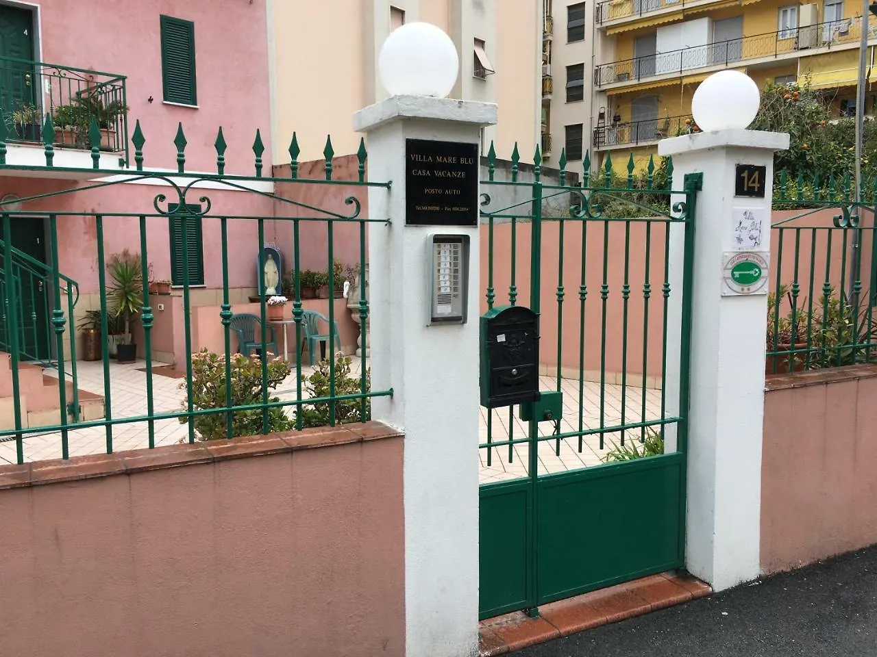 Prázdninový dům Appartamento Villa Mare Blu 1 Piano Con Terrazzo Ventimiglia Itálie
